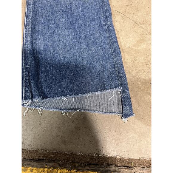 Mother The Runaway Step Fray Blue Jeans In Leaps And Bounds size 29 X 30 - Picture 5 of 16